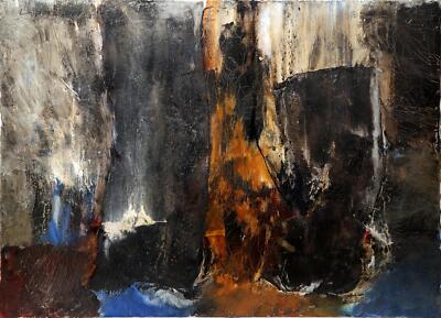 Juan Sanchez Juarez, Detritus Serie 1, Acryl auf Leinwand, Unterzeichnet L.R