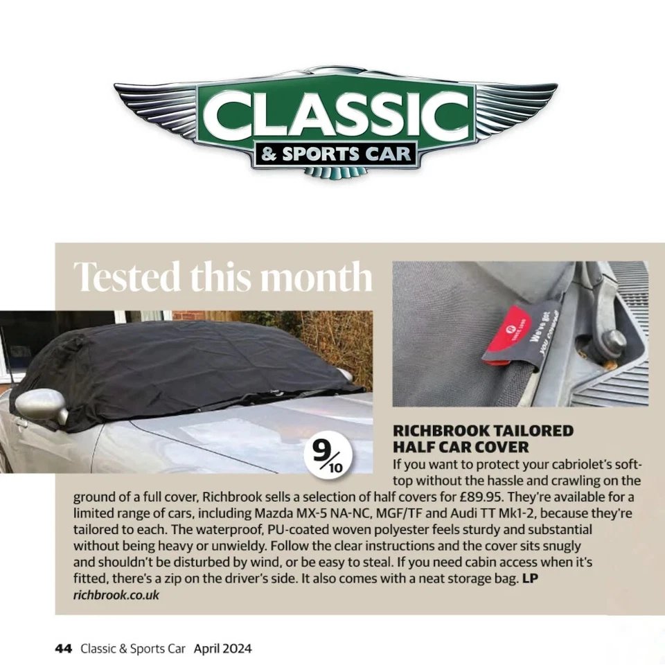 Protector de techo convertible a medida para automóvil para MG MGF TF Foto 4 de 4