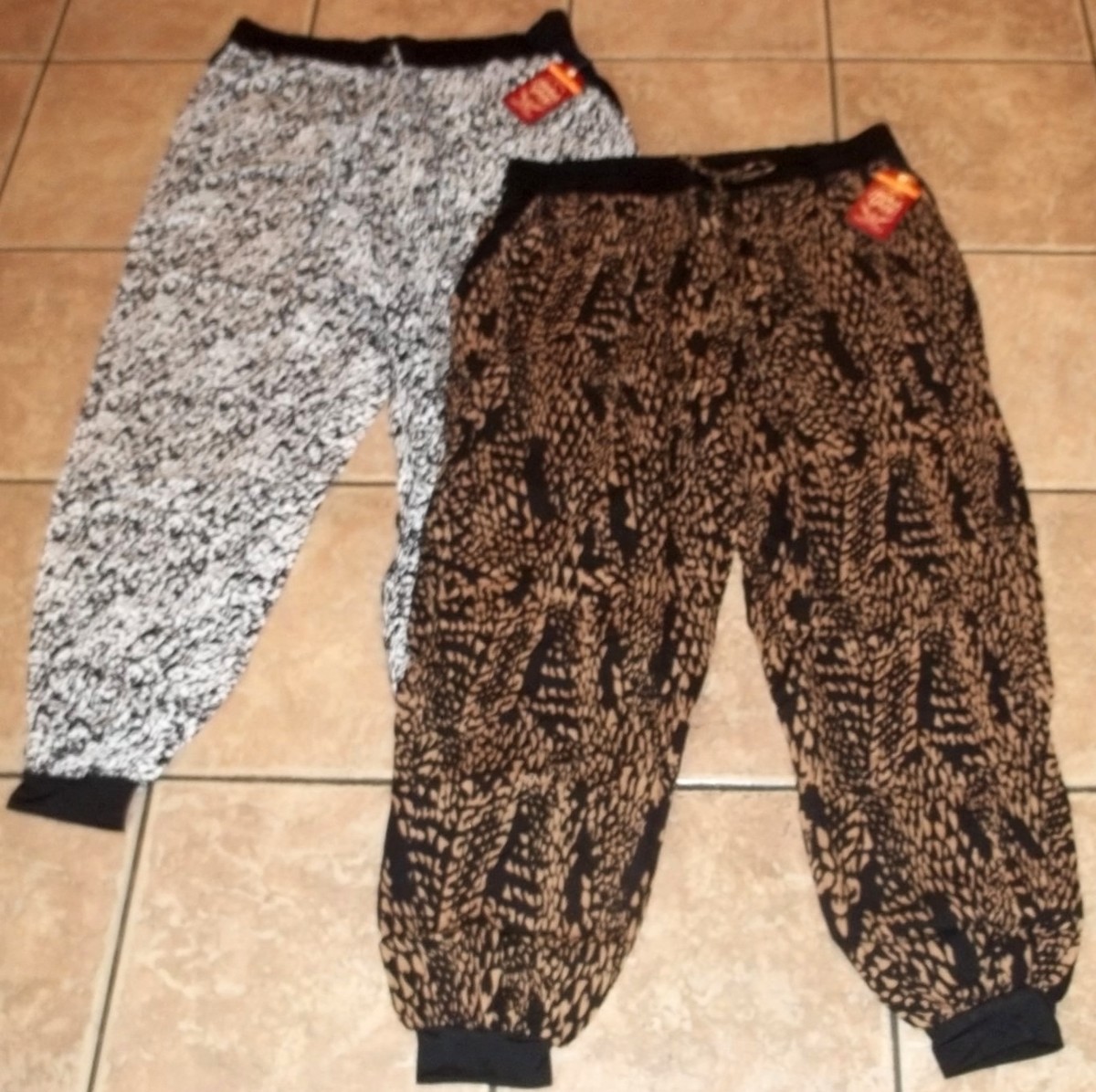 Womens Plus FADED GLORY Soft PANTS~NEW sz 1X 2X 3X 4X~Elastic