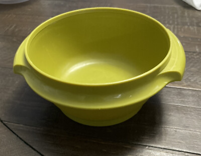 Vintage Tupperware Avocado 1323-10 W/No Lid