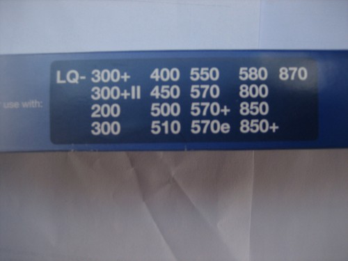 Original Epson #7753 S015021 LQ-300 + II Ribbon Original LQ-580 LQ-850 - Picture 7 of 7