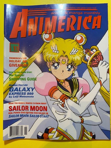 Animerica Anime & Manga Monthly (Vol.6, No.11), Sailor Moon Cover, VERY NICE!