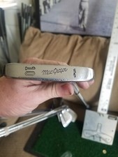 Vintage Macgregor Spur Hollowback Putter.. Original Leather.. 34.5'' 50's . Cool