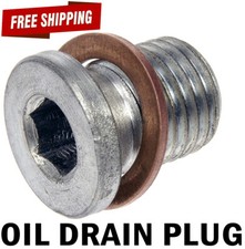 NEW Engine Oil Pan Sump Steel Drain Plug Bolt...