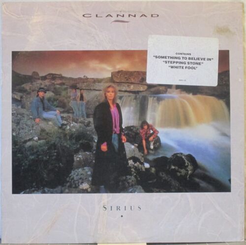 CLANNAD Sirius LP Irish Folk-Rock w/ Hype Sticker, Promo Stamp 