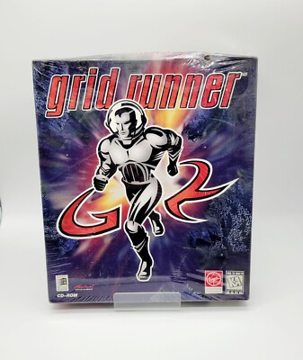 Grid Runner PC CD-Rom Big Box Windows 90s New Computer Game Sealed
