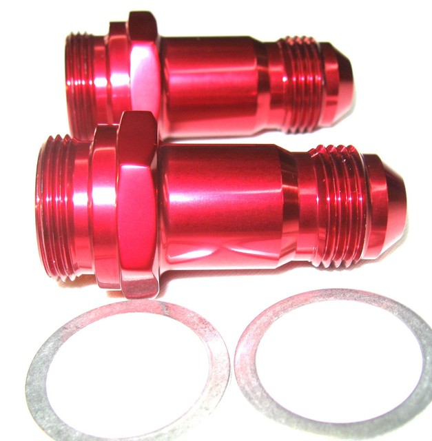 Holley Carb Inlet Fittings 08 an Male Flare Extended Length Show