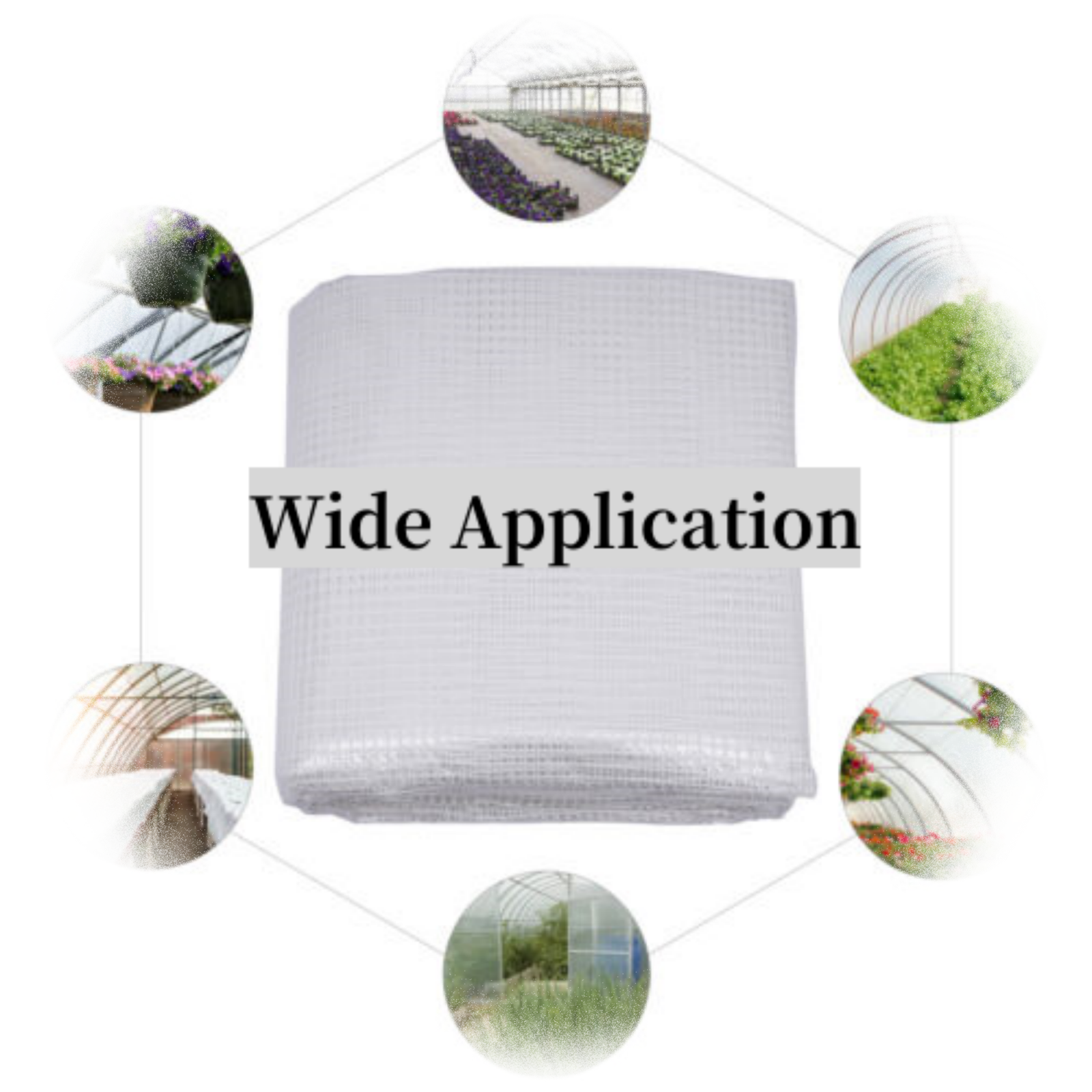 12x16ft Heavy Duty PE Transparent Mesh Tarpaulin Waterproof UV