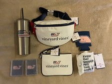 Vineyard Vines Target Lot Of 7 Waist Bag, Tumbler, Wristlet , Cards, Etc.