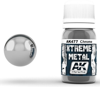 Xtreme Metal Chrome Ak-0477 AK INTERACTIVE Metallic Color