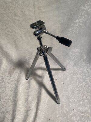 Vintage AVIGO 1950s 60s Era Tabletop Camera Tripod Adjustable 12'' - 46''