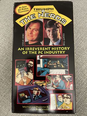 Triumph of the Nerds (VHS, 3-Tape Set) Apple Microsoft