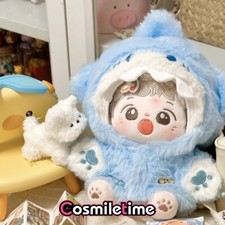 Hand-made Fit 10cm 20cm Plush Doll Cute Shark Doll Clothes Anime Cosplay Gift YZ