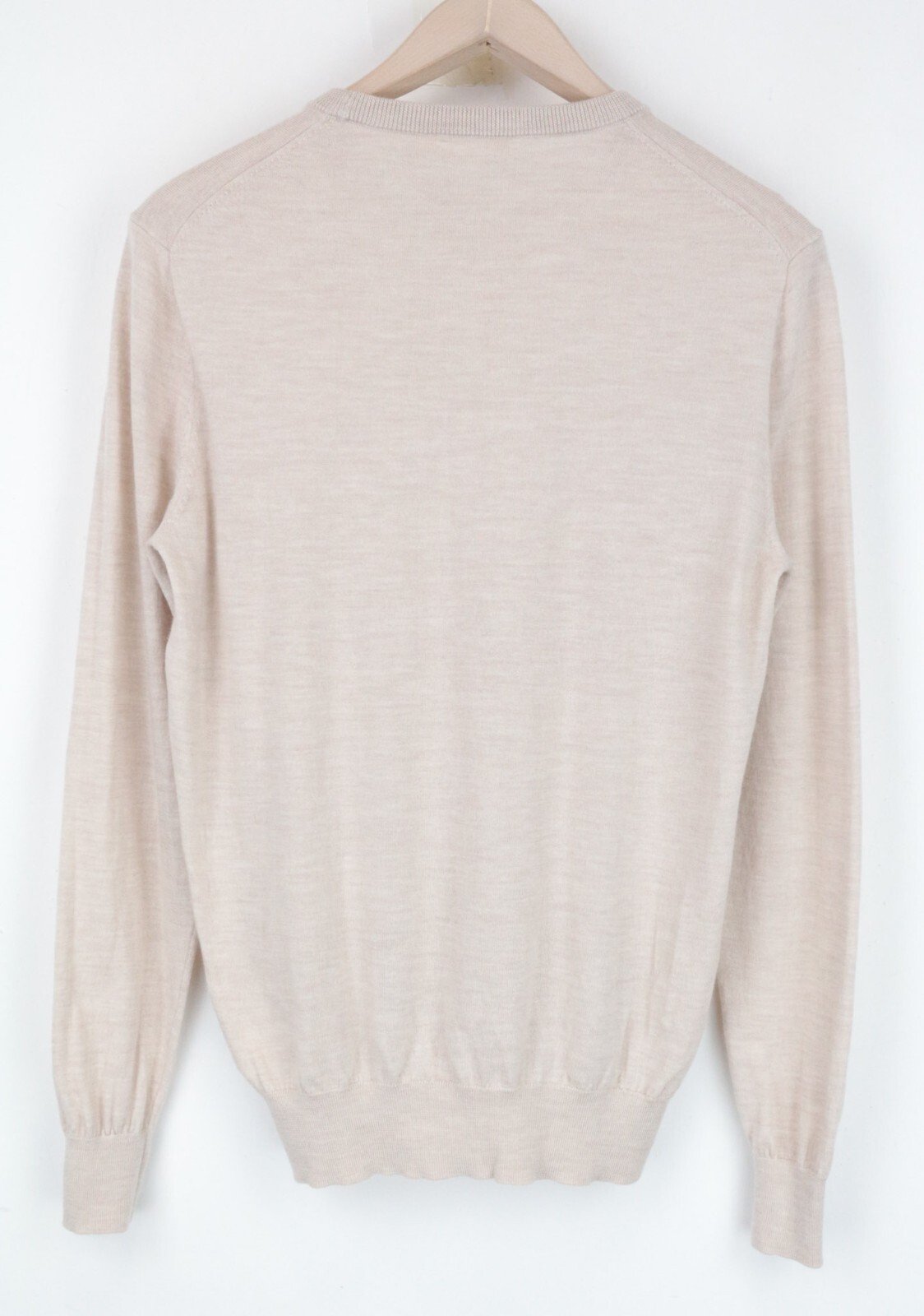 Suitsupply Herren Sweatshirt M Licht Brown Reine Merinowolle Langärmlig