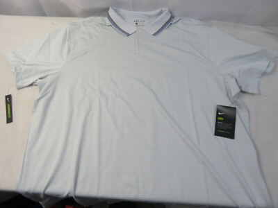 grey dri fit polo