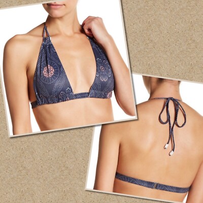  TAVIK Bikini Swim Top LILY Triangle YOKOTA FLORAL | MEDIUM | NEW