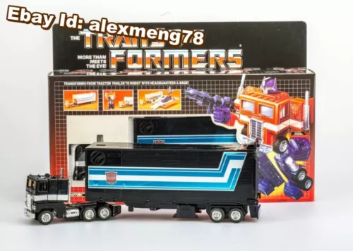 Transform G1 Optimus prime Black mint car metal front action figure MISB Gift - Picture 2 of 9