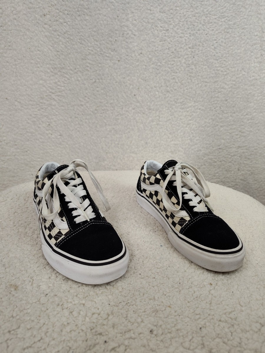 Sneakers Checkered Lace Up Vans Vans Off The Wall Old Skool Women
