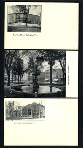 B61 Burl.ington, fontana vintage per posta privata City Hall Park, Van Ness House - Foto 1 di 2