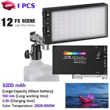 RGB Video LED Camera Light Panel 360  Full Color 2500-8500K for Youtube Facebook