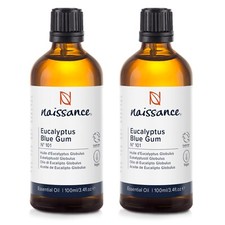 Naissance Eucalyptus Blue Gum Essential Oil (No. 101) - 200ml (2x100ml) -Massage
