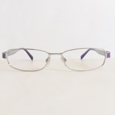 Tod's TO5022 018 Silver Purple Metal Optical Eyeglasses Frame 52-15-135 TO 5022