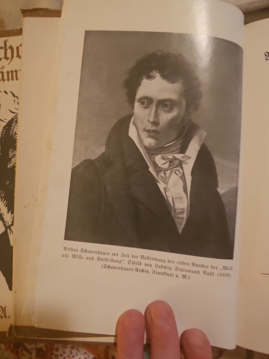 Arthur Schopenhauer 1891 Sammtliche Werke Volume 2 And 3 Antique