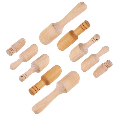  10 Pcs Kleiner Holzsalzlöffel Baby Gewürzlöffel Aus Schaufelslöffel