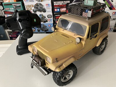 Tamiya 1/10 RC Jeep Wrangler full Options Complet Run With