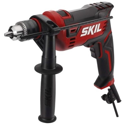 Compact 7.5A Hammer Drill with Soft-Grip Handle