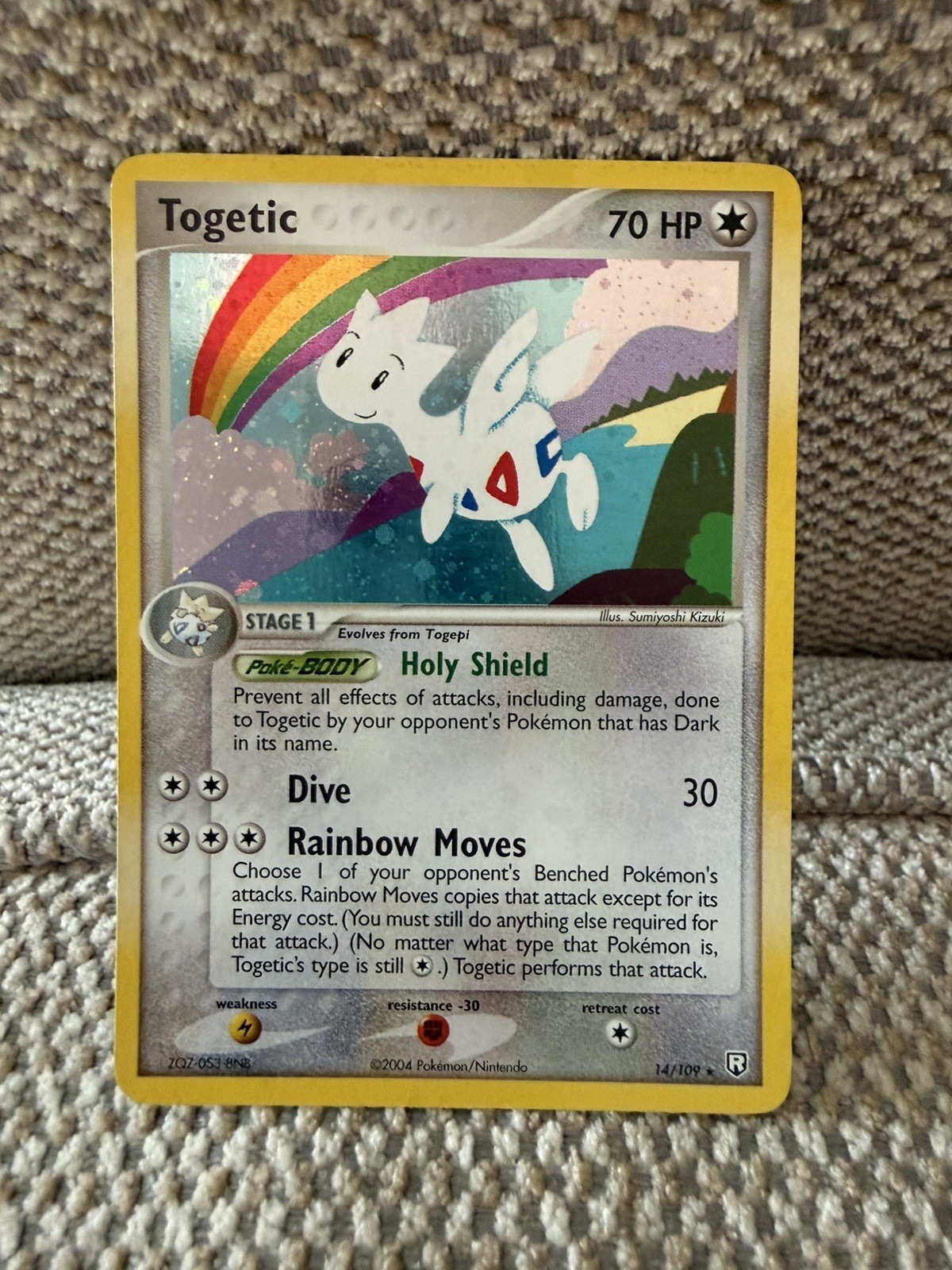 Togetic 14/109 EX Team Rocket Returns Holo Rare 2004 Pokemon TCG NM/M