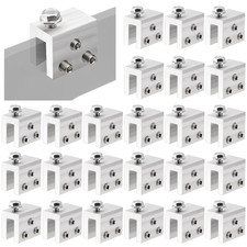 Racewill 24Pcs Standing Seam Roof Clamps Metal Roof Fixing Clamps Racking