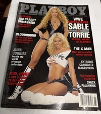 Playboy Magazine March 2004 WWE Sable & Torrie Diva Cover