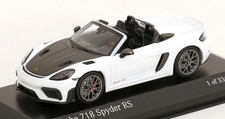 MINICHAMPS 1:43 Porsche 718 Spyder RS 2023 Weissach White 410063131