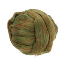 Kardierwolle, 250g/8,8OZ reine Filzwolle zum Kardieren, grasgrün