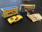 Vintage,, boxed, Matchbox Lamborghini Miura P400 no.33  + accessories box plus