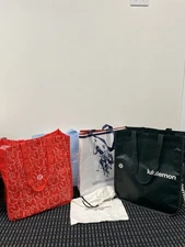 Designer Shopping Bags Pack of 5 Reusable Shopping Bags