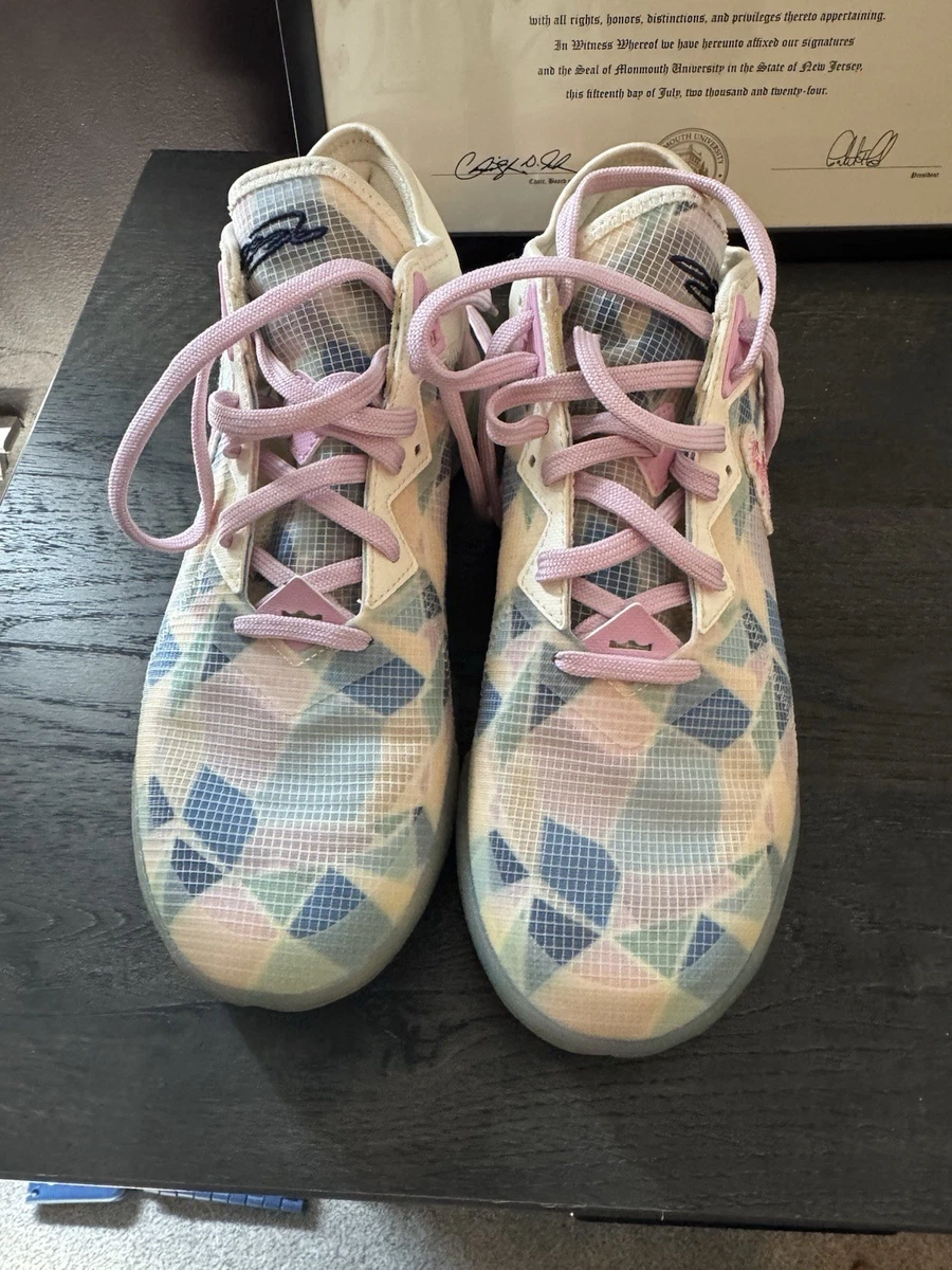 LeBron18 low 桜 Atmos x Nike LeBron 18 Low Sakura Унисекс Кроссовки Розовый Бледно