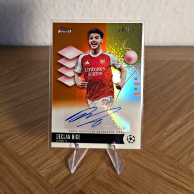 Topps Finest UCC 25/26 - Declan Rice Auto /25 - Arsenal FC
