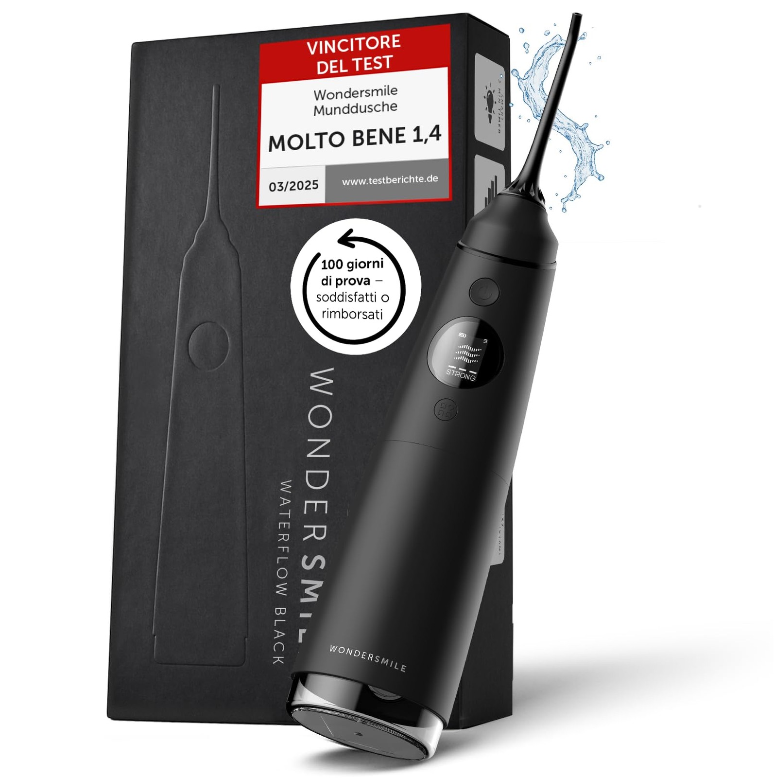 Wondersmile Irrigatore orale Pro Vincitore del test 2024-100 giorni di prova