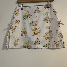 The Beaufort Bonnet Company Clay's Club Skort skirt Biltmore blooms size 14