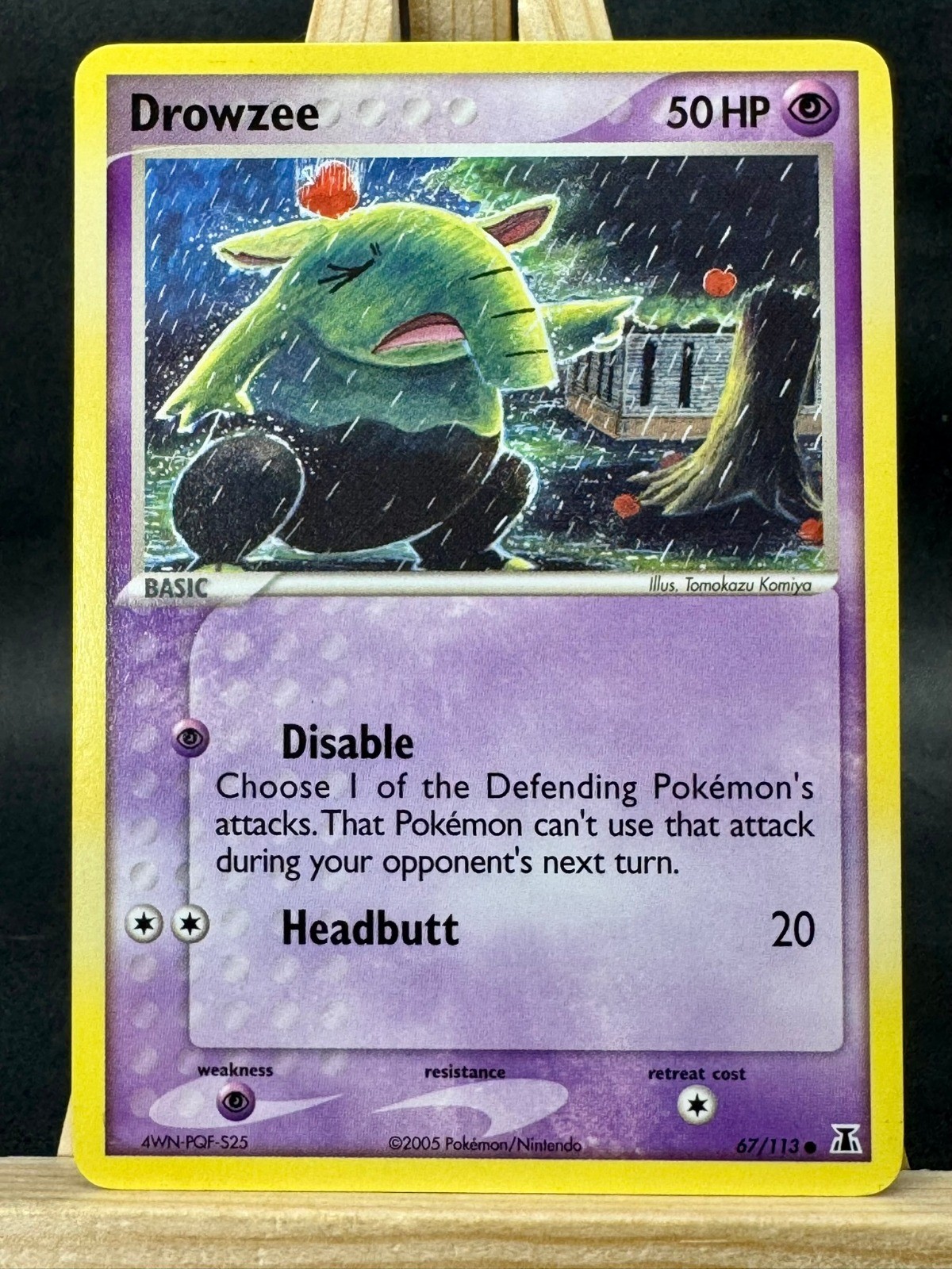 Drowzee Tomokazu Komiya Pokemon Trading Card Game - Delta Species 67/113 NM