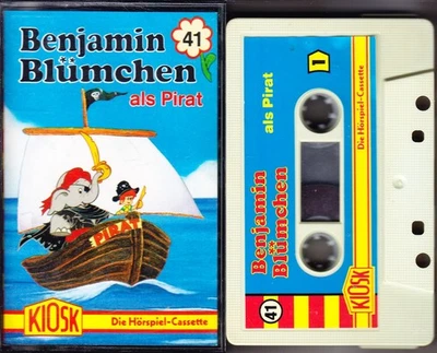 MC Benjamin Blümchen 41 - Benjamin Blümchen als Pirat - KIOSK C1 blau - Bild 1 von 3