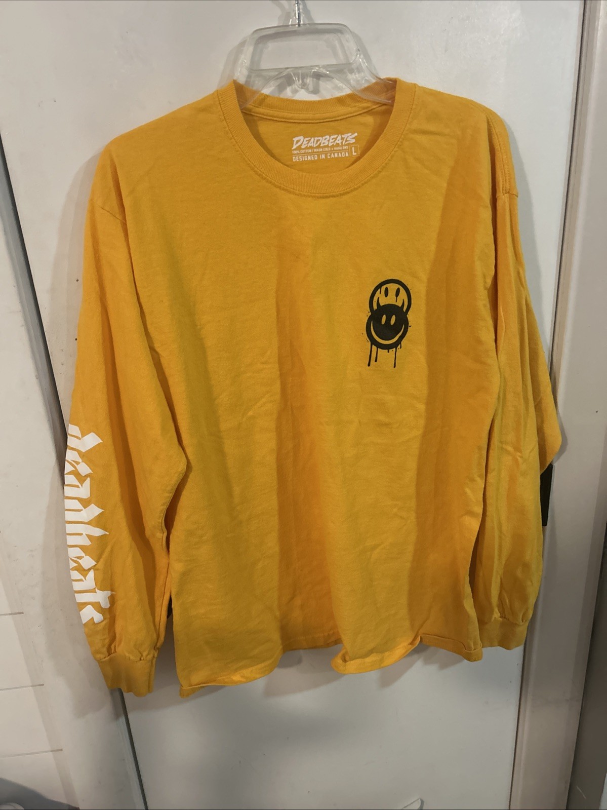 Large Long Sleeve Shirt, Yellow/ Gold