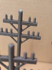 (9) Vintage LIONEL MARX Plastic Telephone / Power Line Poles, 7", Nice — photo 5
