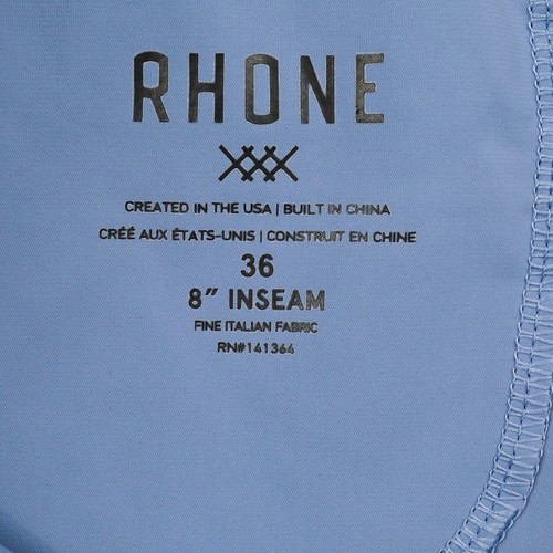 Pantaloncini Rhone Uomo 34 Blu Golf Performance Commuter 8" Elasticizzati 5 Tasche Difetti - Foto 6 di 16
