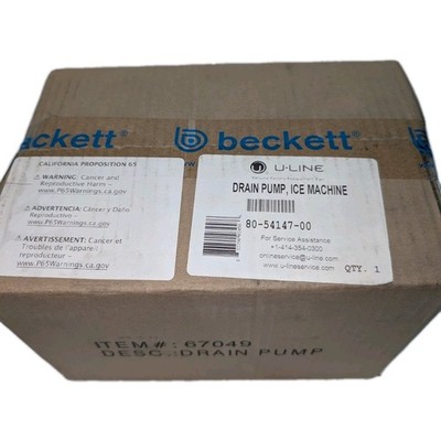 U-Line Marvel 80-54147-00 Drain Pump 115V Ice Maker Machine GENUINE OEM PART