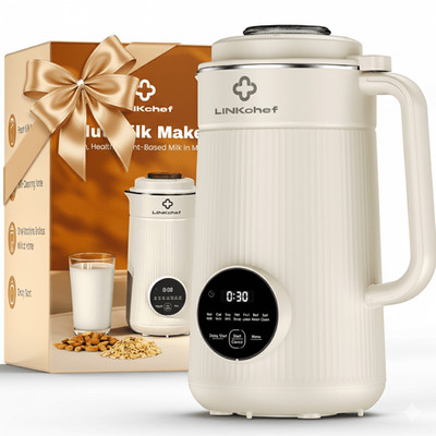 Nut Milk Maker 40 oz Almond Oat Soy Milk Maker Blender with Self-Cleaning