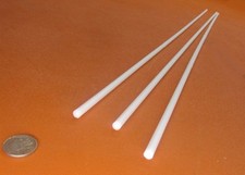 Acetal Delrin POM Round Rod,White 1/4" Dia x 36" Length, 3 Units, 9 Ft Total
