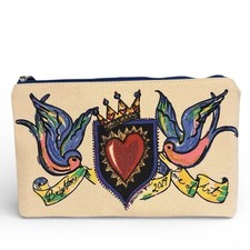 Brighton 2019, Love of Art, Canvas Zippered Pouch  Cosmetic Bag